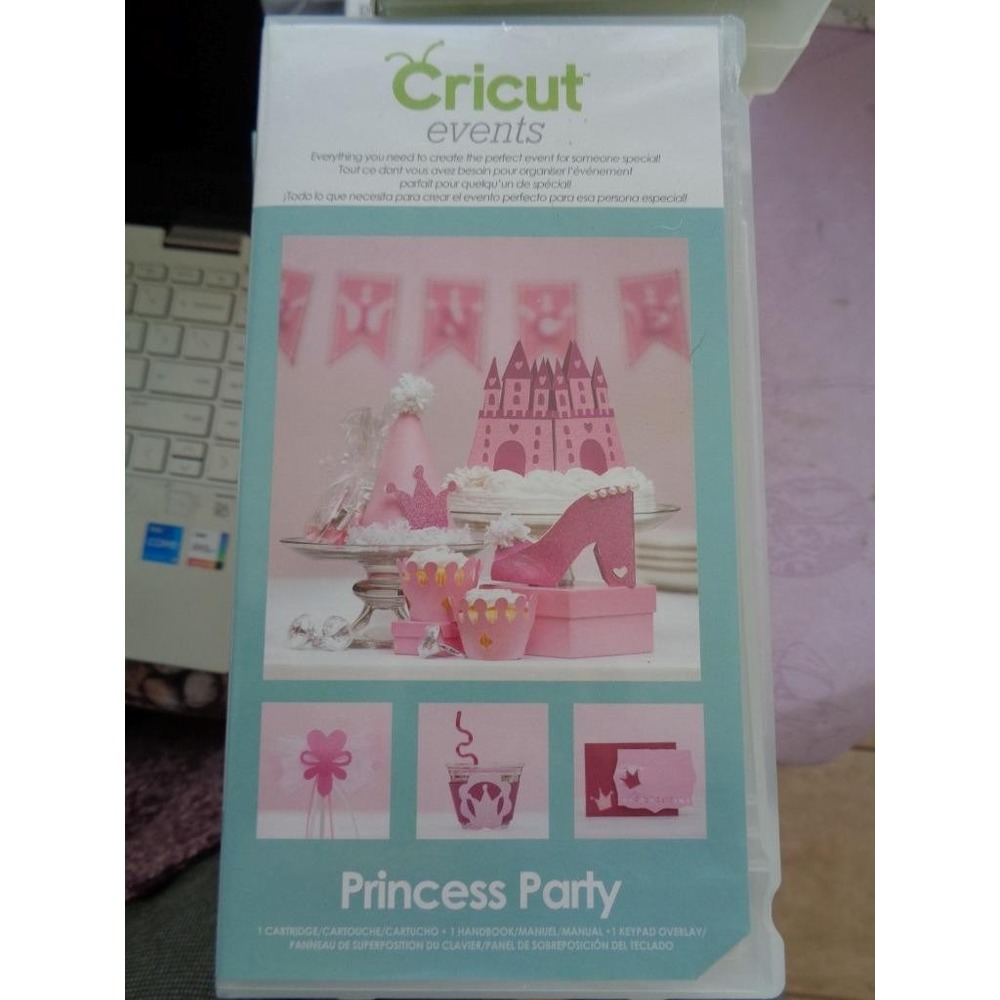 Cricut Die Cut Cartridge PRINCESS PARTY Events Scrapbooking